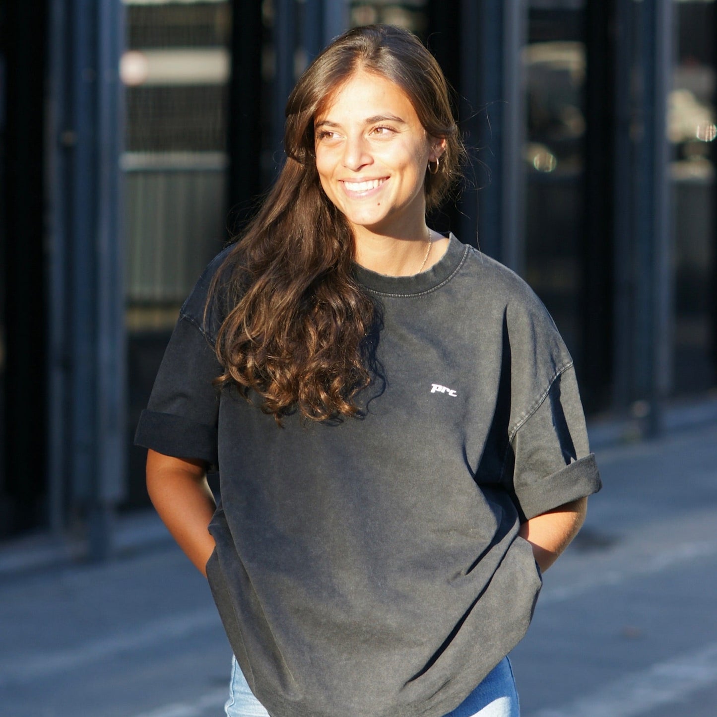 PRC Washed Black Tee