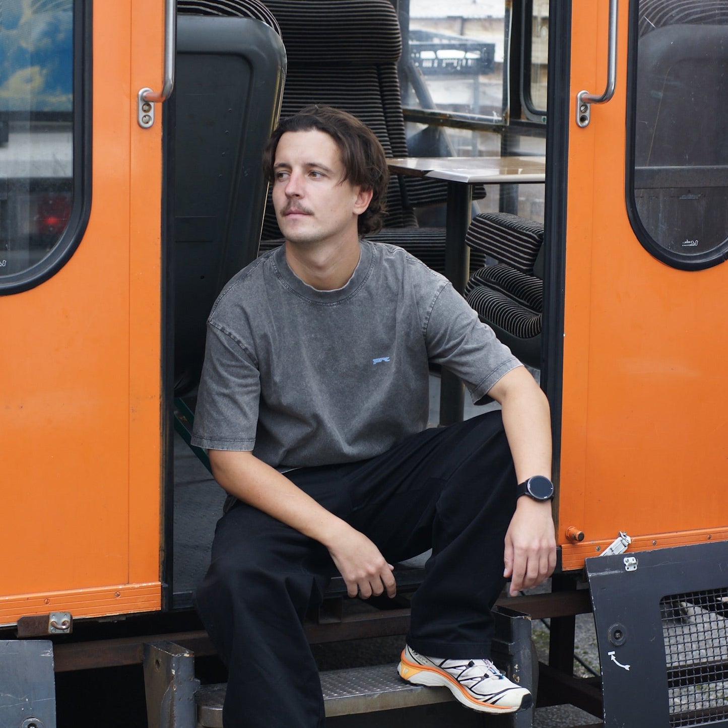 Crew Grey Tee