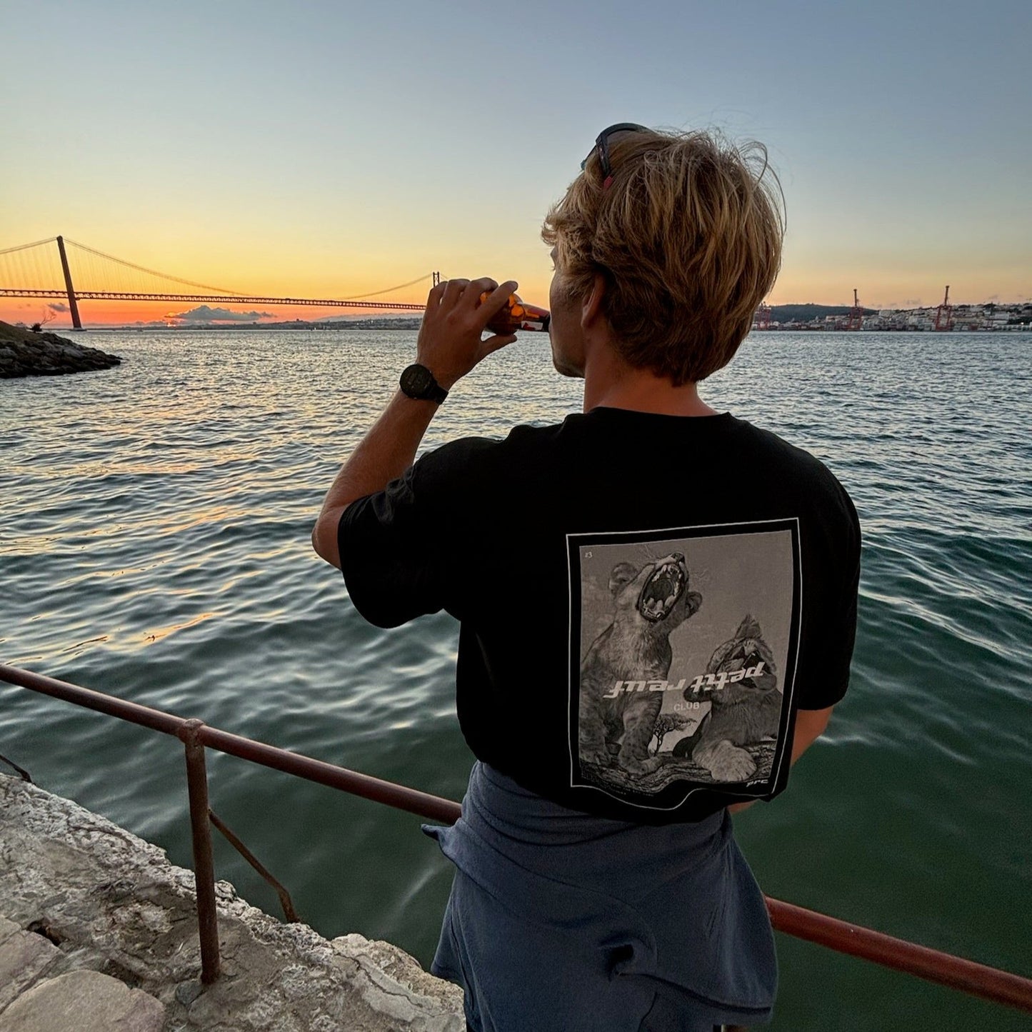 Lions Black Tee