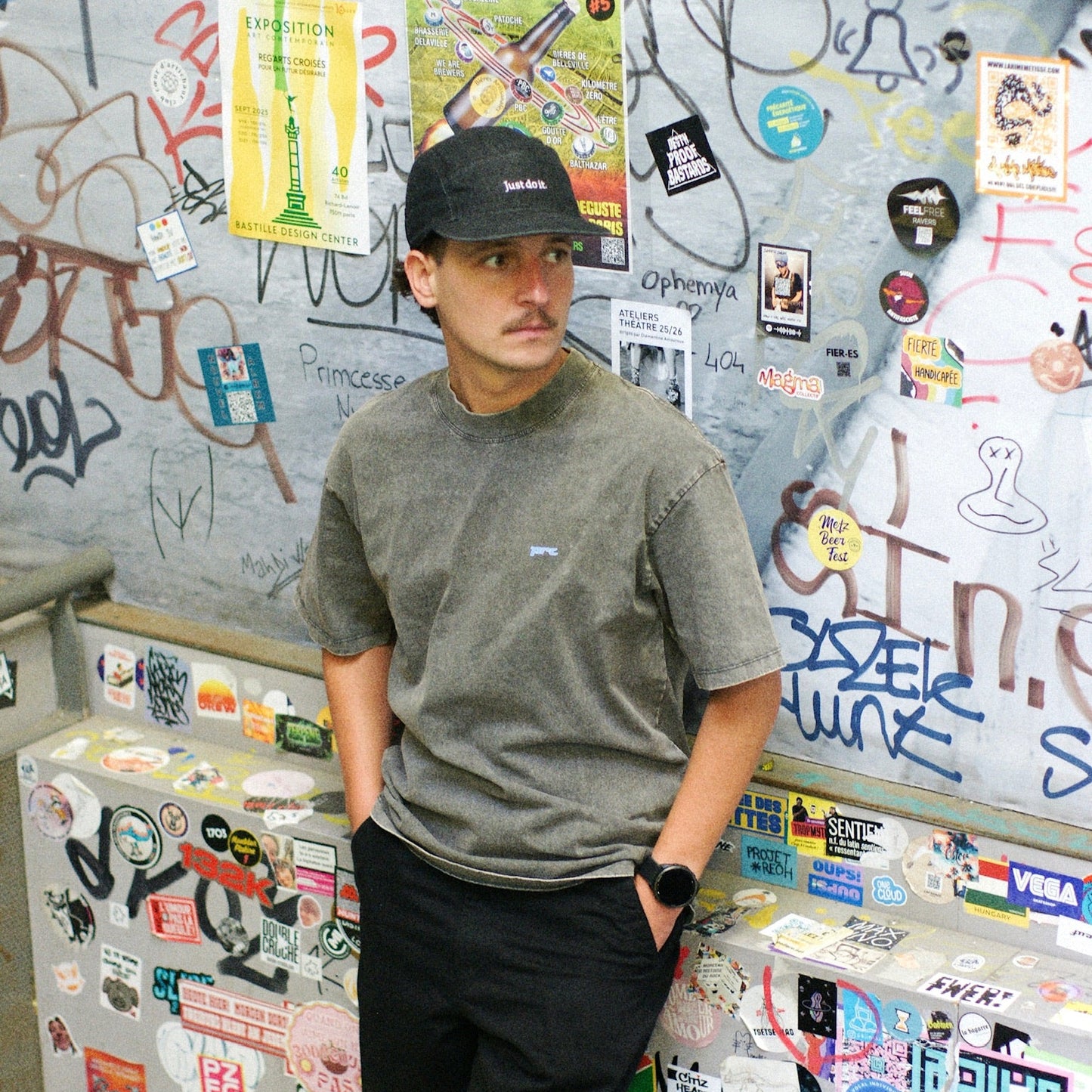 Crew Grey Tee