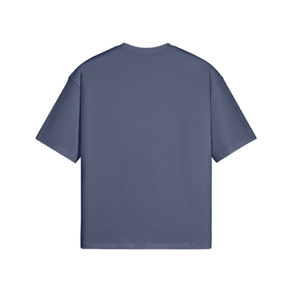 T-Shirt Le Classique Bleu - Petit Reuf Club - Oversize 100% Coton