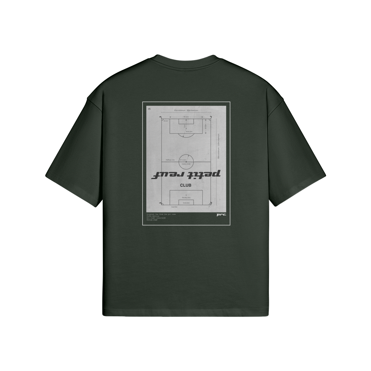 T-Shirt Le Reuf des Surfaces Vert - Petit Reuf Club - Oversize 100% Coton