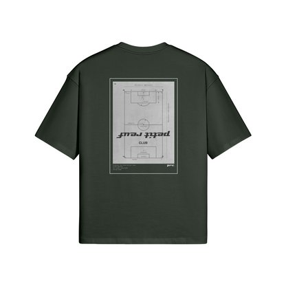 T-Shirt Le Reuf des Surfaces Vert - Petit Reuf Club - Oversize 100% Coton