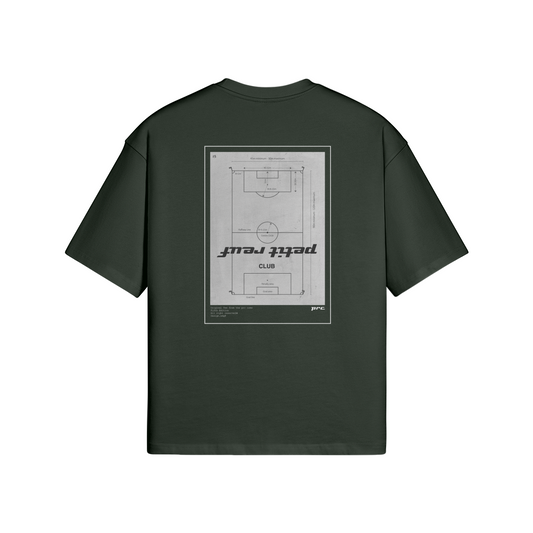 T-Shirt Le Reuf des Surfaces Vert - Petit Reuf Club - Oversize 100% Coton