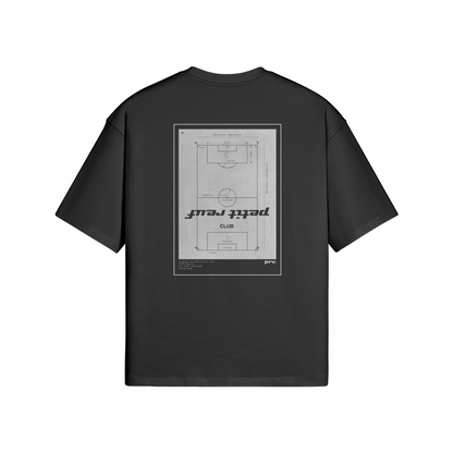 T-Shirt Le Reuf des Surfaces Noir - Petit Reuf Club - Oversize 100% Coton