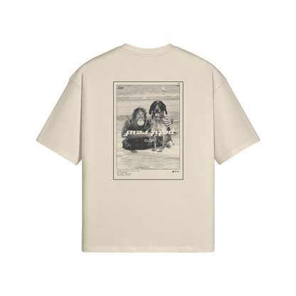 Shirt La Bromance Beige - Petit Reuf Club - Oversize 100% Coton