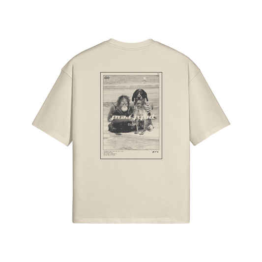 Shirt La Bromance Beige - Petit Reuf Club - Oversize 100% Coton