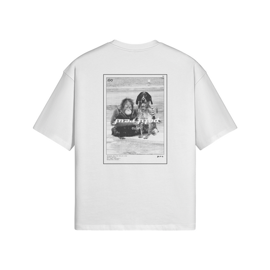 Shirt La Bromance Blanc - Petit Reuf Club - Oversize 100% Coton