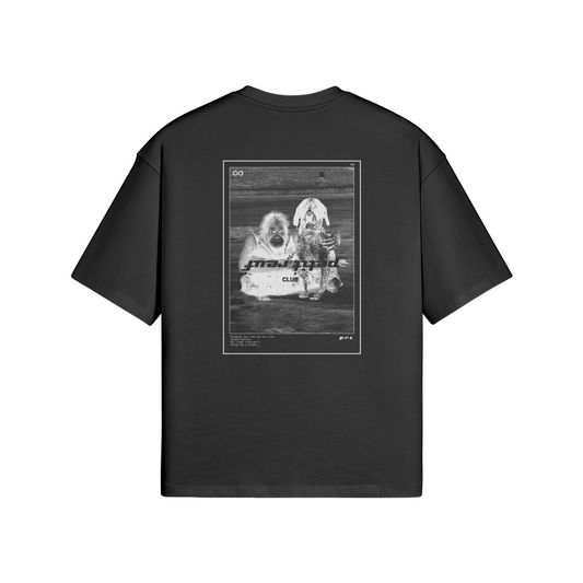 Shirt La Bromance Noir - Petit Reuf Club - Oversize 100% Coton