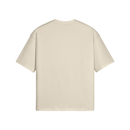 T-Shirt Beige - Petit Reuf Club - Oversize 100% Coton